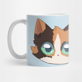 Cute Calico Cat Face Mug